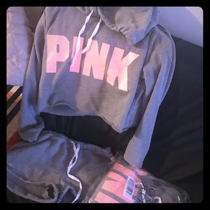 Vs crop top matching shorts